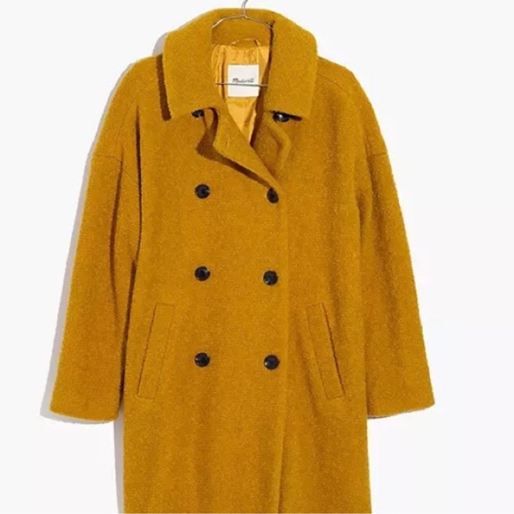 Madewell Bouclé Double-Breasted Coat